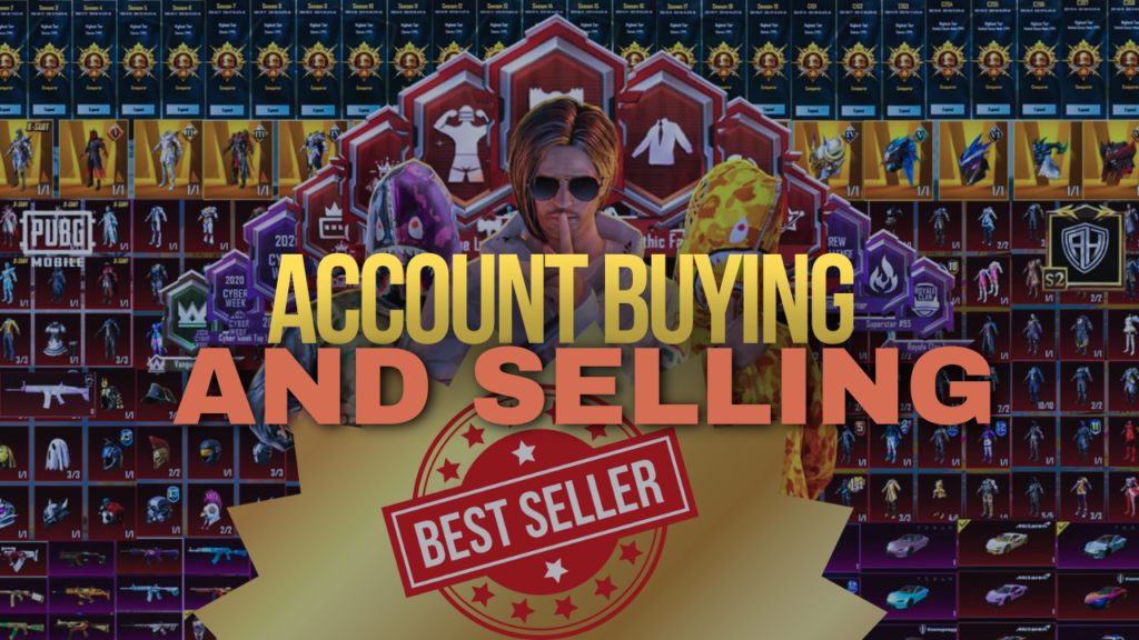 advertisement for pubg mobile account buying and selling